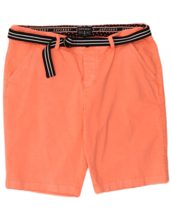 Superdry Short Chino Femme Large W34 Coton Rose