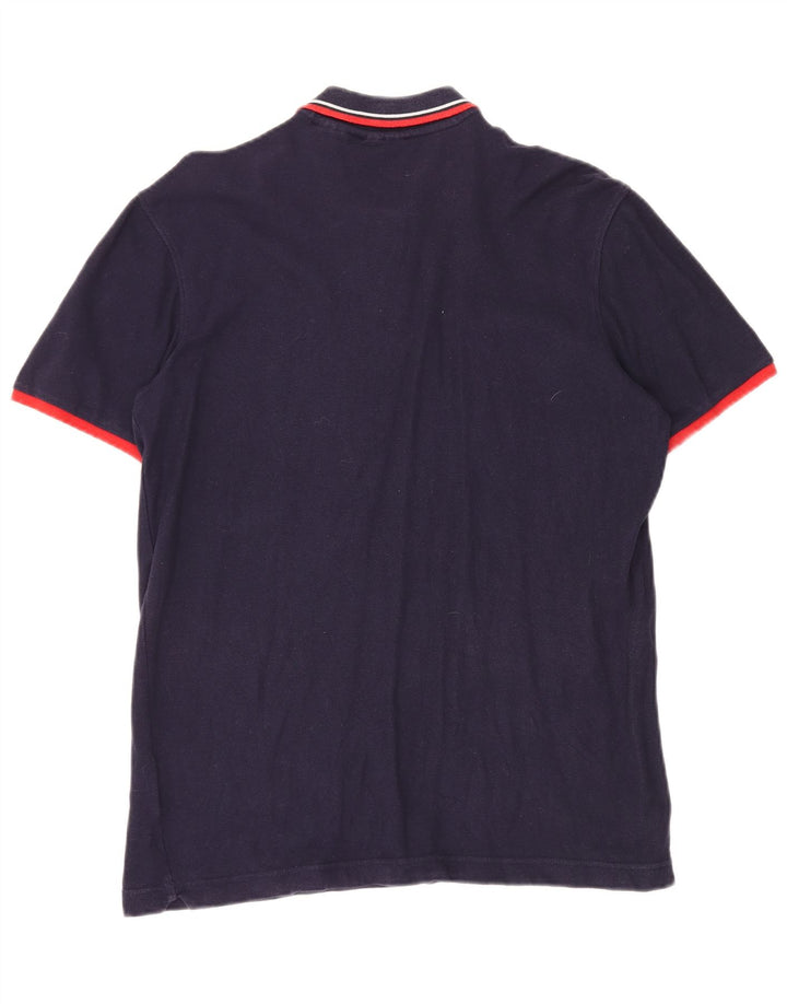 FILA Polo Homme Bleu Marine Moyen Coton