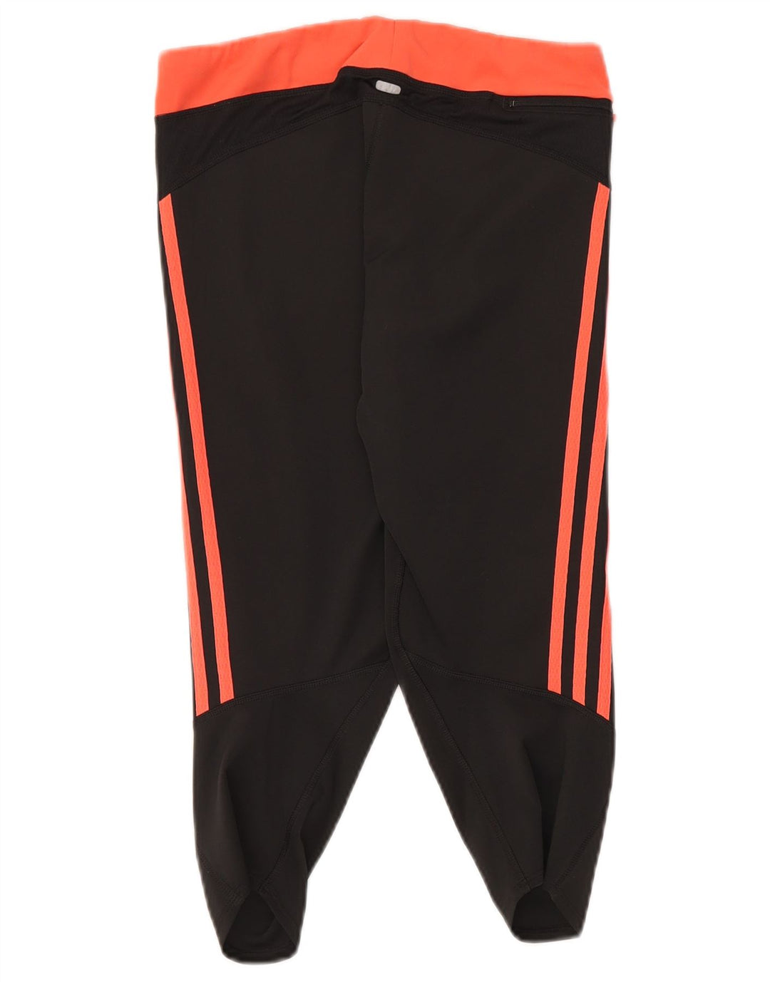 Adidas Climalite Capri Leggings UK 14 Medium Noir Colorblock pour femme