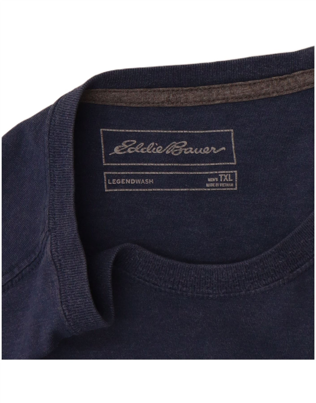 Eddie Bauer T-shirt haut pour homme XL en coton bleu marine