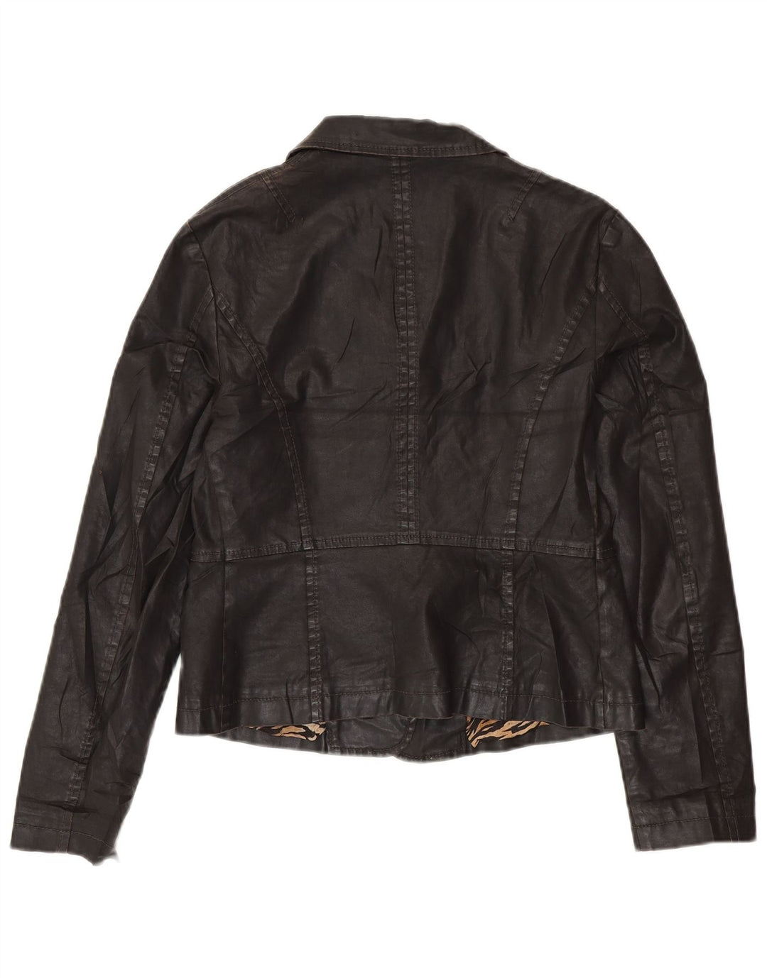 GUESS BY MARCIANO Veste blazer courte à 3 boutons pour femme IT 46 Large Noir