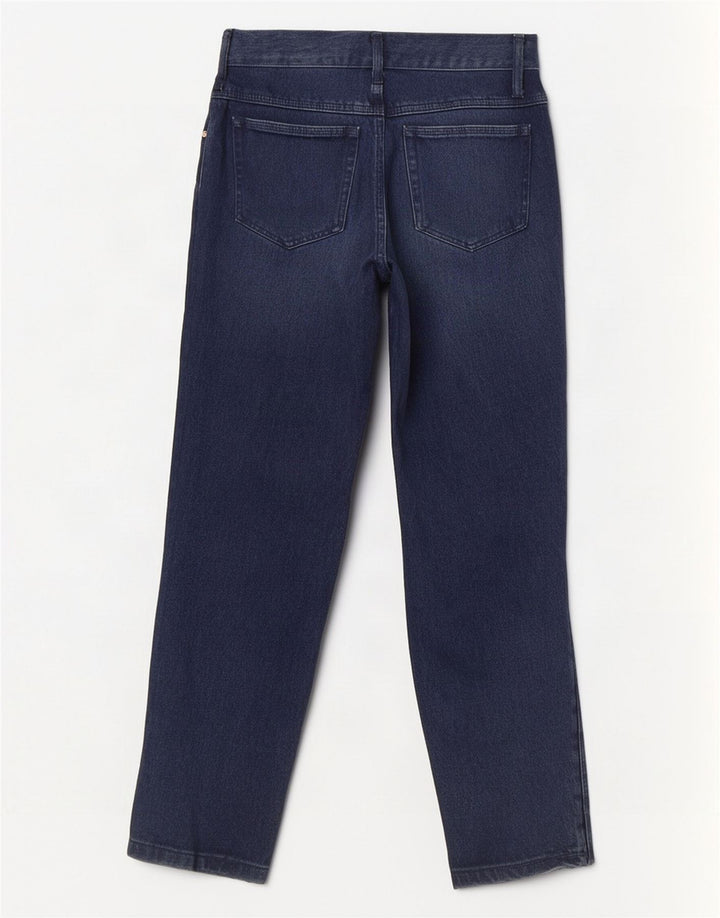 Roccobarocco Jean court droit pour femme IT 42 Medium W28 L25 Bleu marine