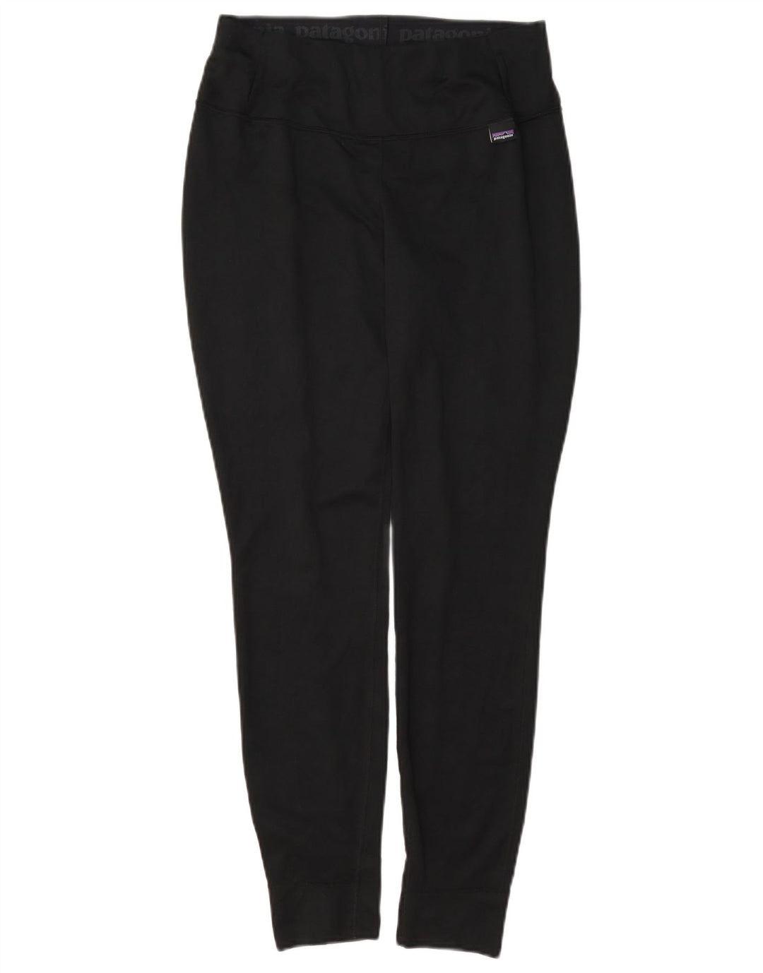 Patagonia Leggings Femme UK 10 Petit Noir Polyester