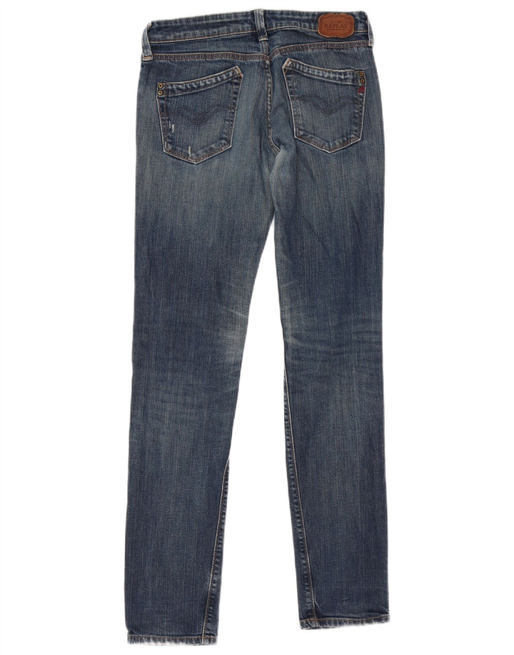 Replay Jean Slim Femme W29 L31 Bleu