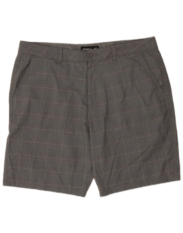 O'Neill Short Chino Homme W40 XL Gris Carreaux Polyester