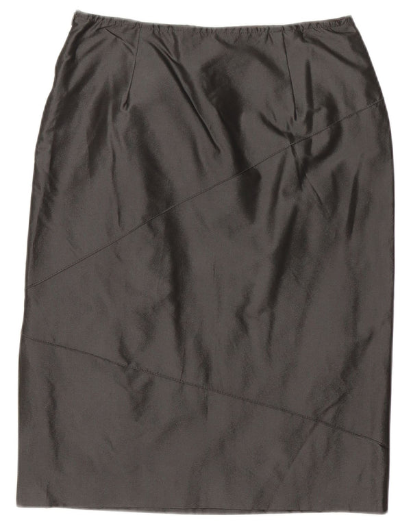 Max & Co. Jupe mi-longue pour femme UK 10 Small W28 Noir Polyester