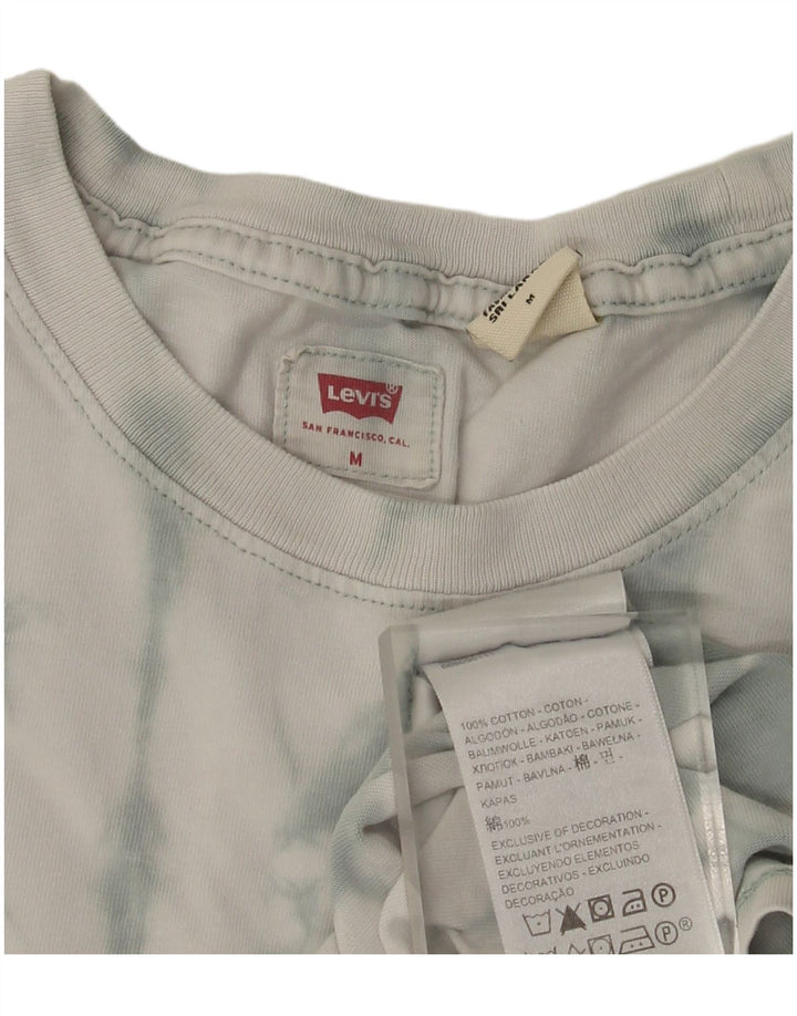 Levi's Tee-Shirt Homme Blanc Moyen Tie Dye Coton