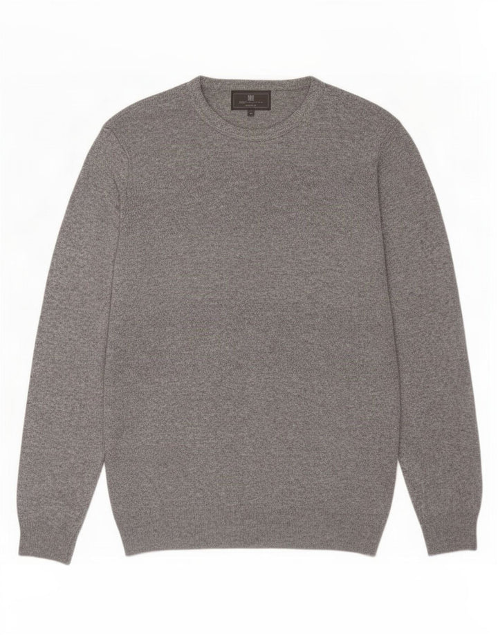 Marks & Spencer Pull col rond homme gris moyen moucheté