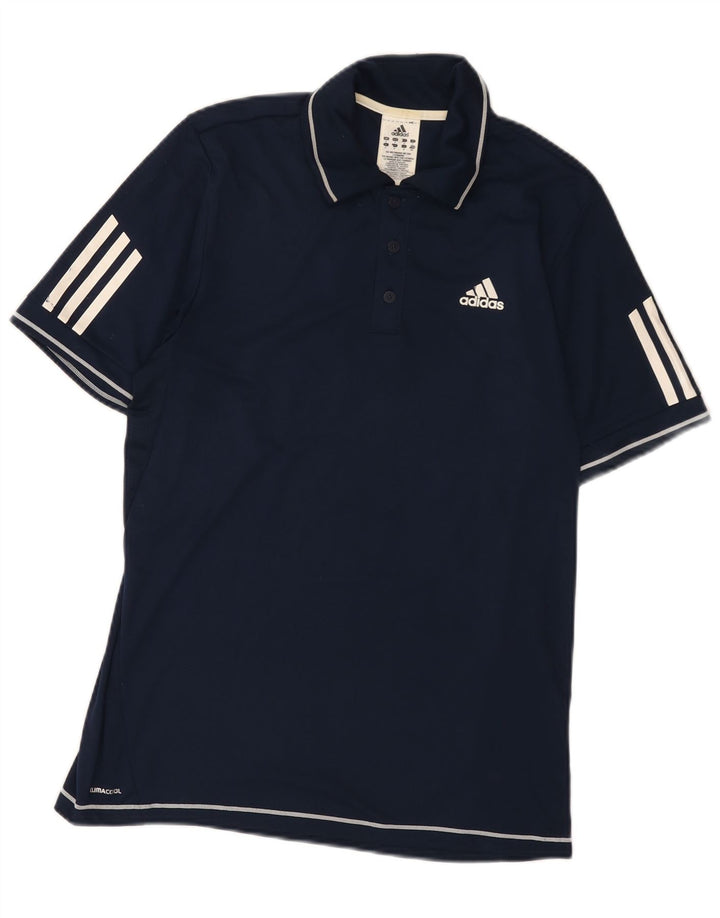 Adidas Homme Climacool Polo Petit Bleu Marine Polyester