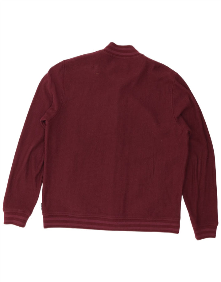 Ted Baker Veste de survêtement pour femme Taille 5 XL Bordeaux Polyester