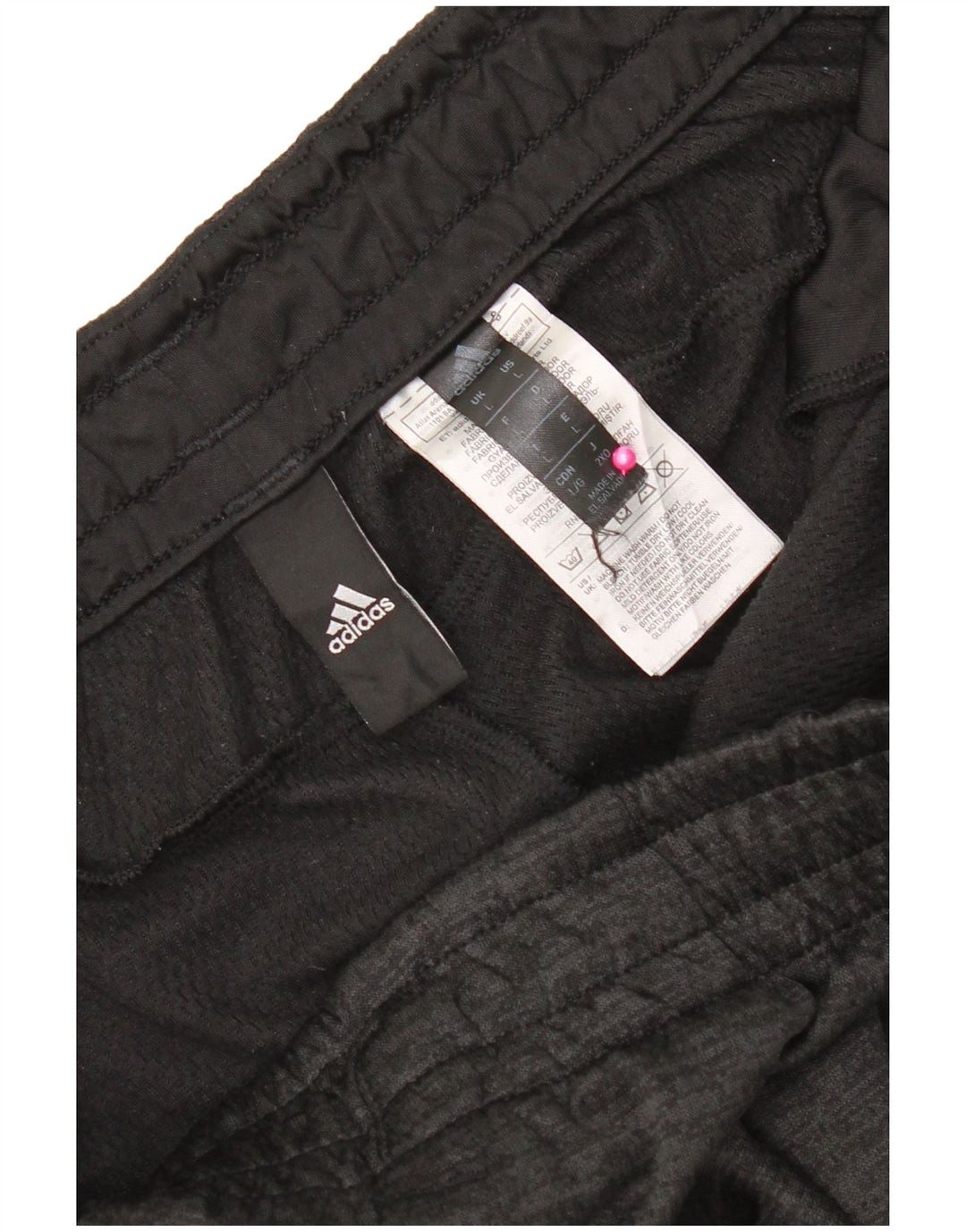 Adidas Pantalon de survêtement pour homme Large Polyester moucheté noir