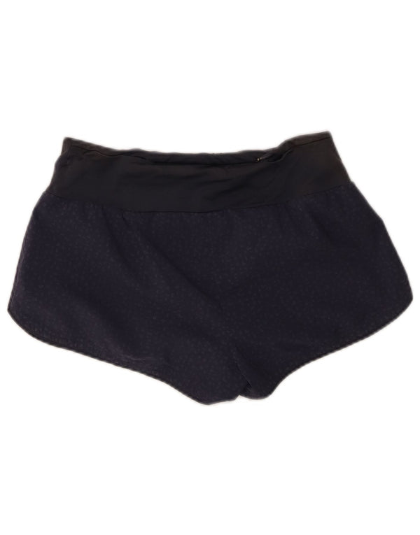 Adidas Short de sport Climalite pour femme UK 4/6 XS Bleu marine à pois