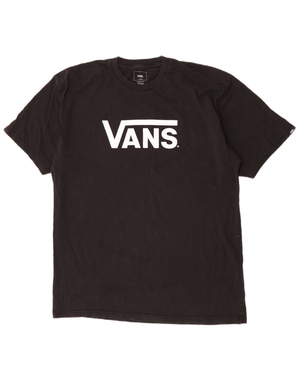 Vans T-shirt graphique coupe classique pour homme XL en coton noir