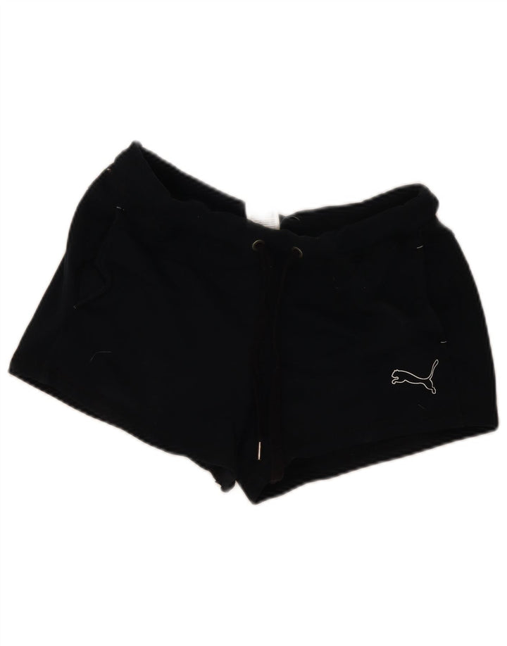 Puma Short de sport pour femme UK 12 Medium Noir Coton