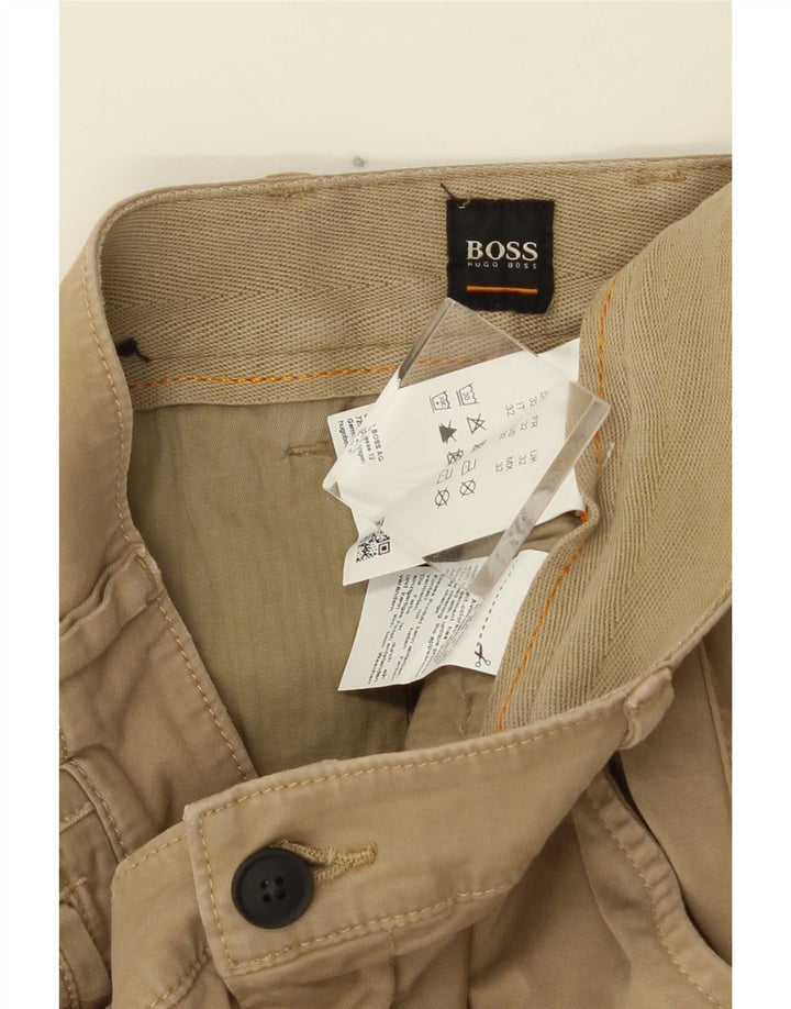 Hugo Boss Short chino W32 en coton marron moyen pour homme