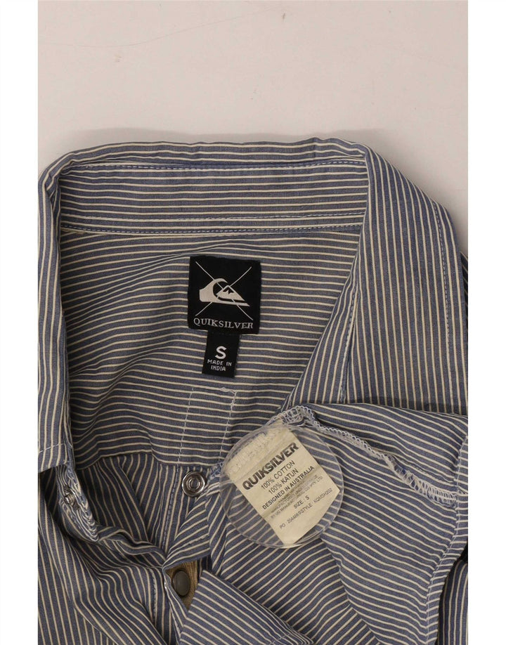 Quiksilver Chemise Homme Petit Bleu Rayure Coton
