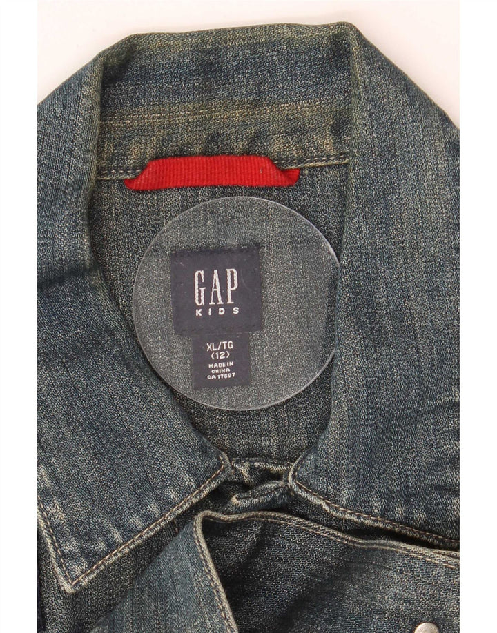 Gap Veste en Jean Garçon 11-12 ans XL Bleu