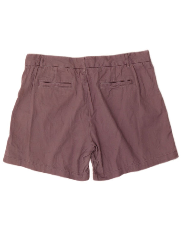 Fat Face Short Chino Femme UK 16 Large W36 Coton Violet