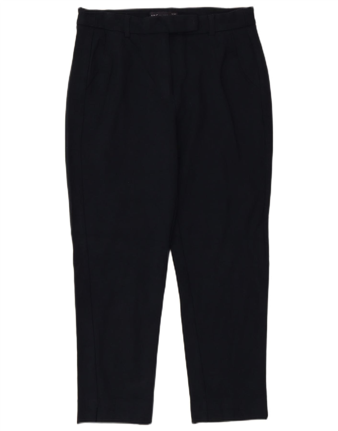 Marks & Spencer Pantalon court pour femme UK 12 Medium W30 L25 Bleu marine