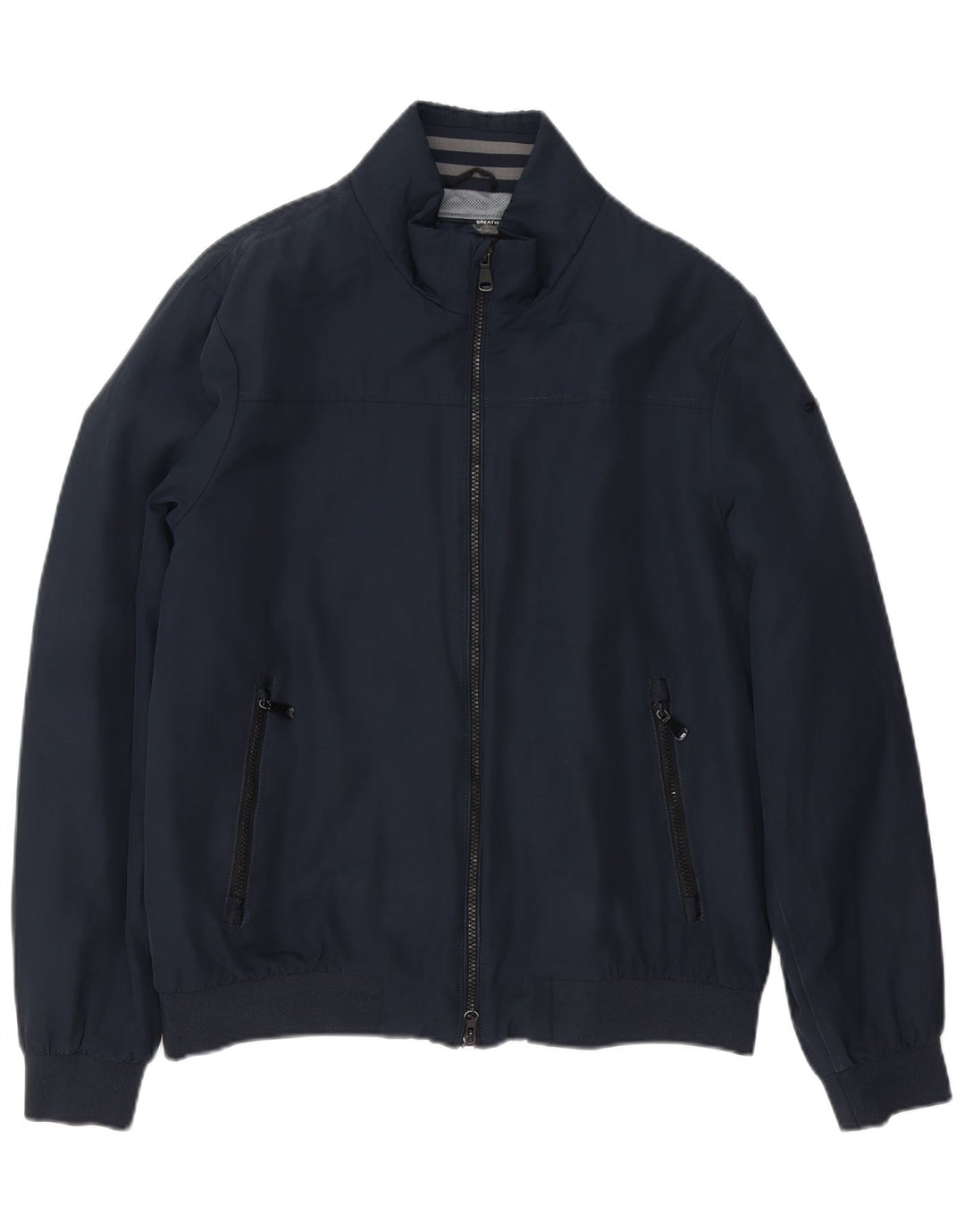 Geox Veste Bomber Homme UK 44 2XL Bleu Marine Polyester