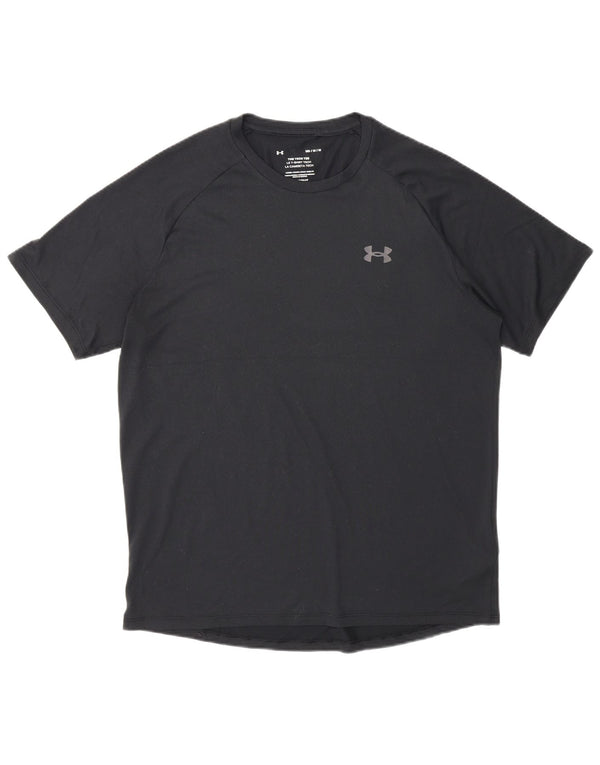 Under Armour T-Shirt Heat Gear Homme Noir Moyen Polyester