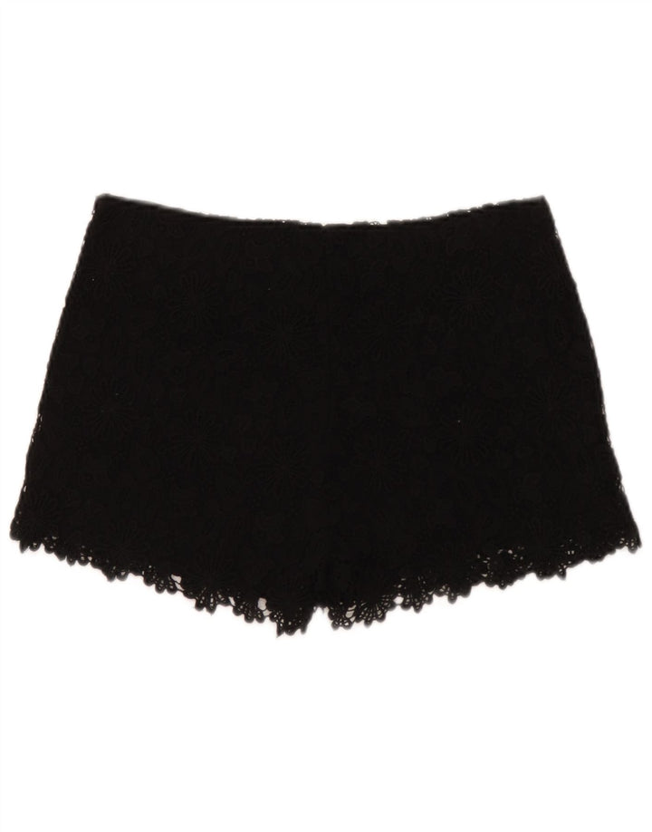 Zara Short décontracté pour femme Petit W26 Noir Floral
