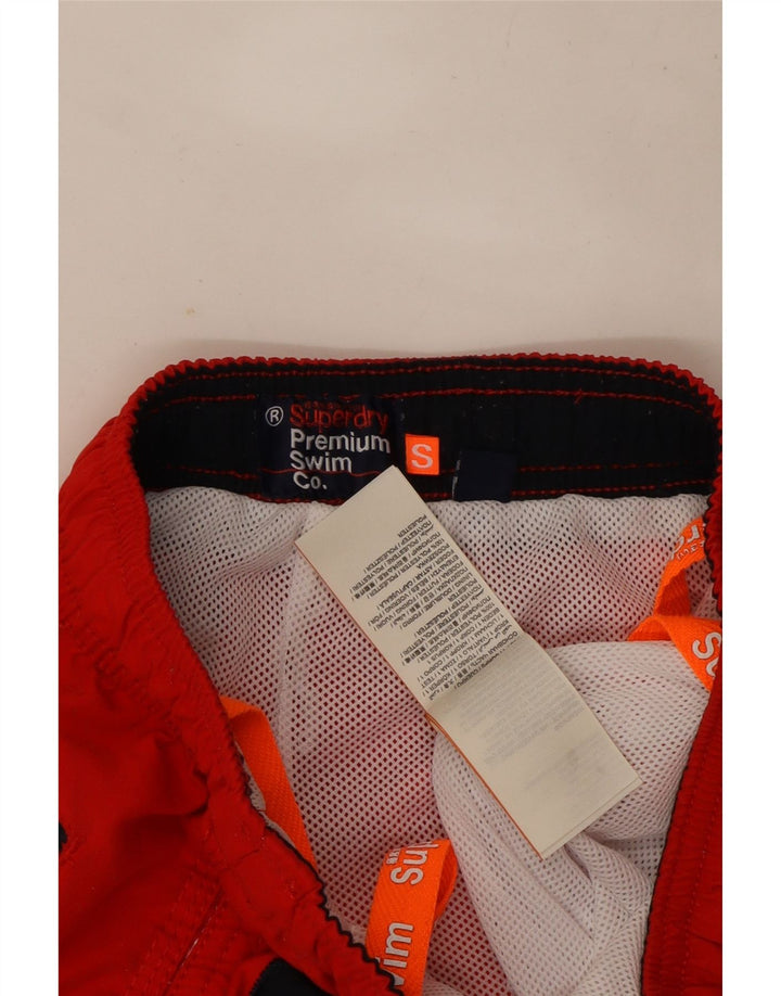 Superdry Short de Bain Graphique Homme Petit Rouge Polyester