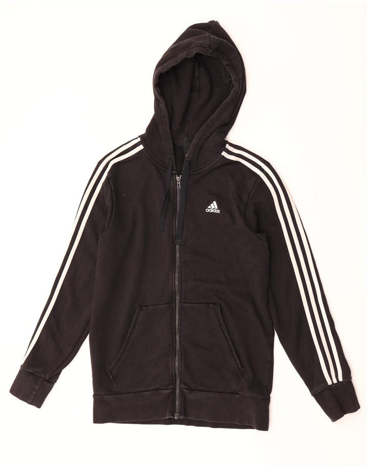Adidas Pull à capuche zippé pour homme Petit Noir