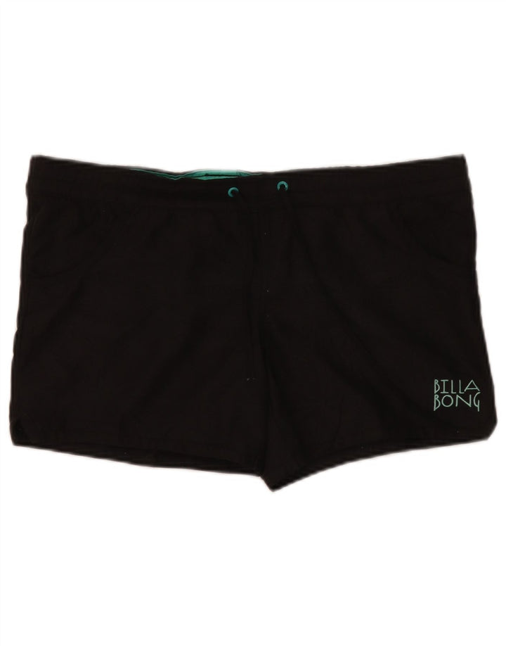 Billabong Short de bain graphique pour femme US 10 Large Noir Polyester