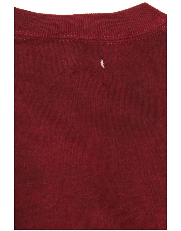 RUSSELL ATHLETIC Sweat-shirt pour homme en coton tie-dye bordeaux moyen