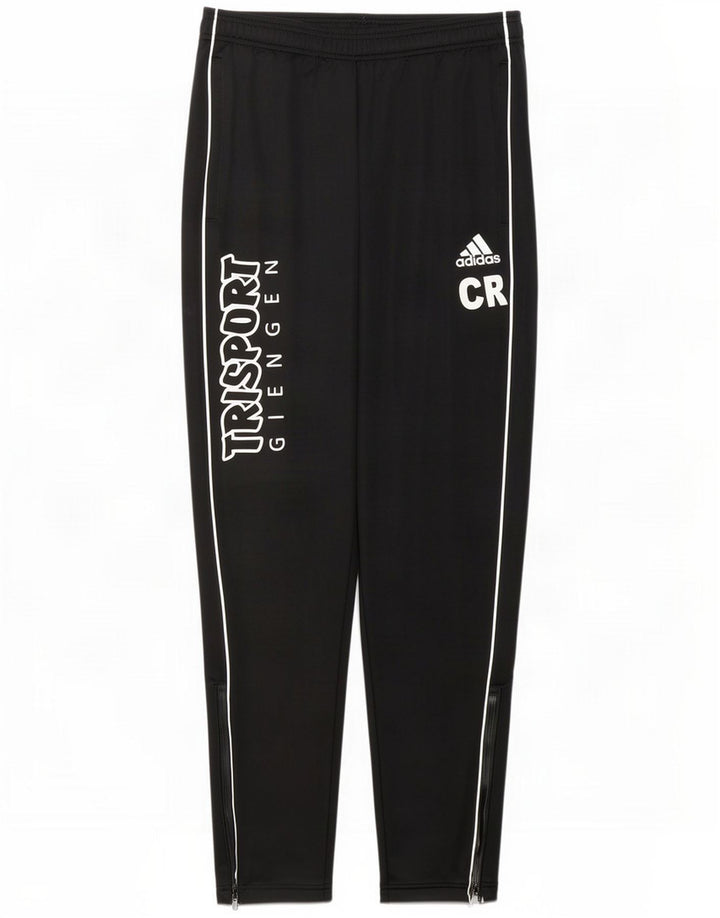 Pantalon de survêtement graphique Adidas pour homme en polyester noir moyen