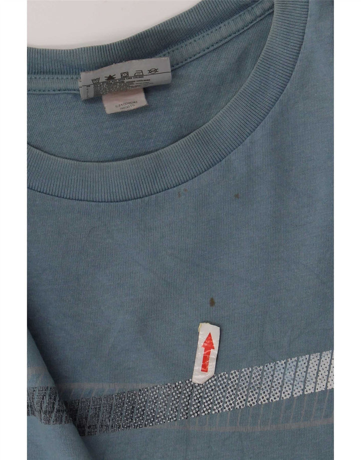 Nike T-Shirt Homme Petit Bleu Coton