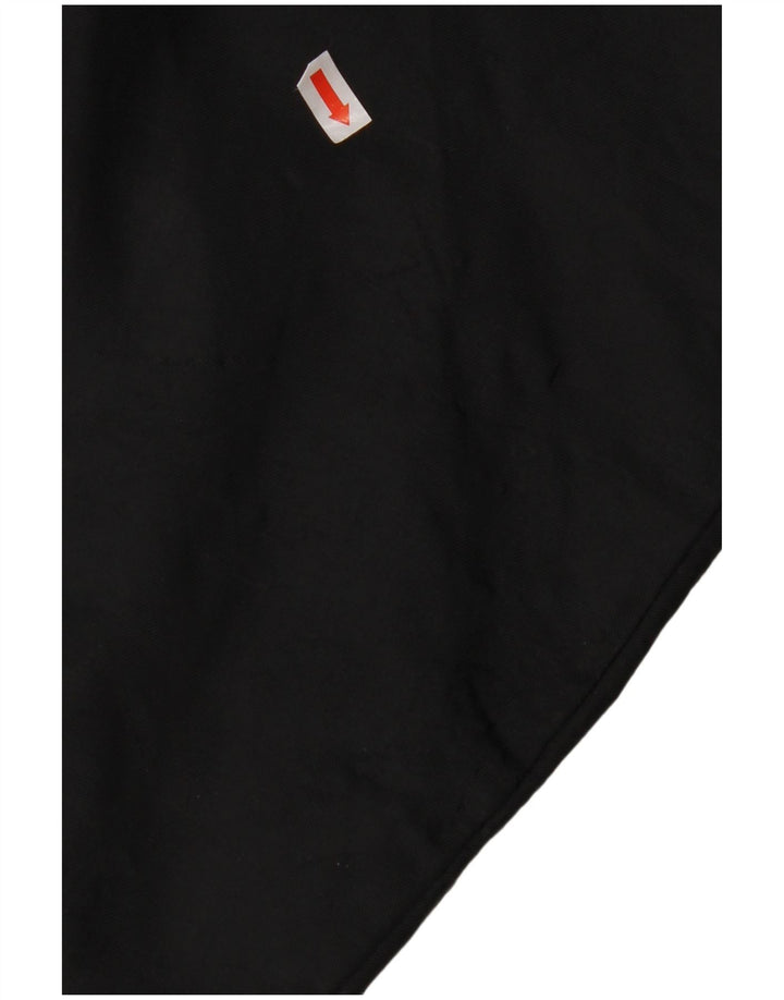C&A Mens Hooded Windbreaker Jacket UK 44 2XL Black Nylon