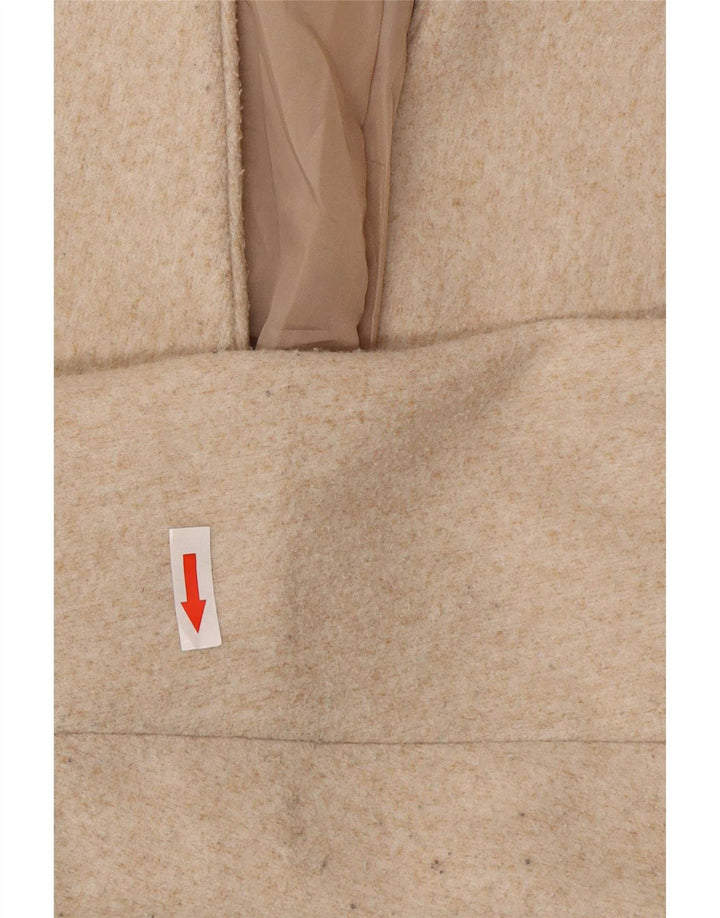 Zara Pardessus ouvert surdimensionné pour femme UK 6 XS Beige