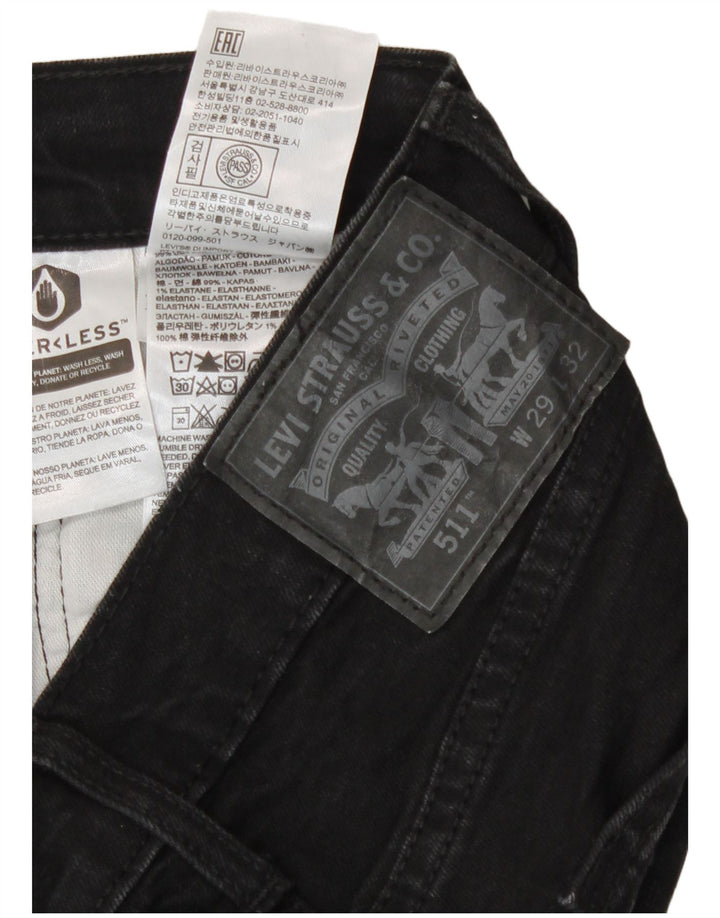 Levi's Jean Slim Homme W29 L32 Noir Coton