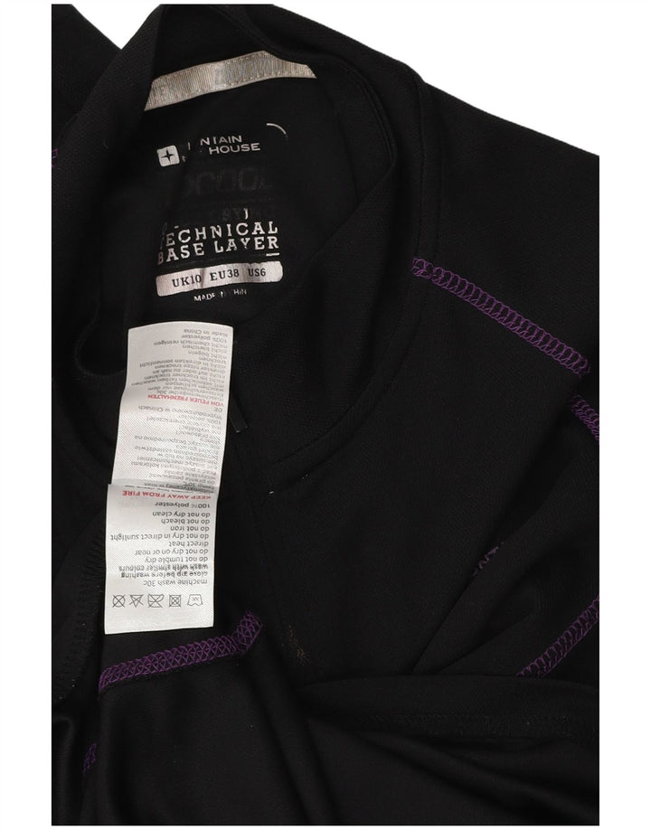Mountain Warehouse Haut de survêtement pour femme UK 10 Small Noir