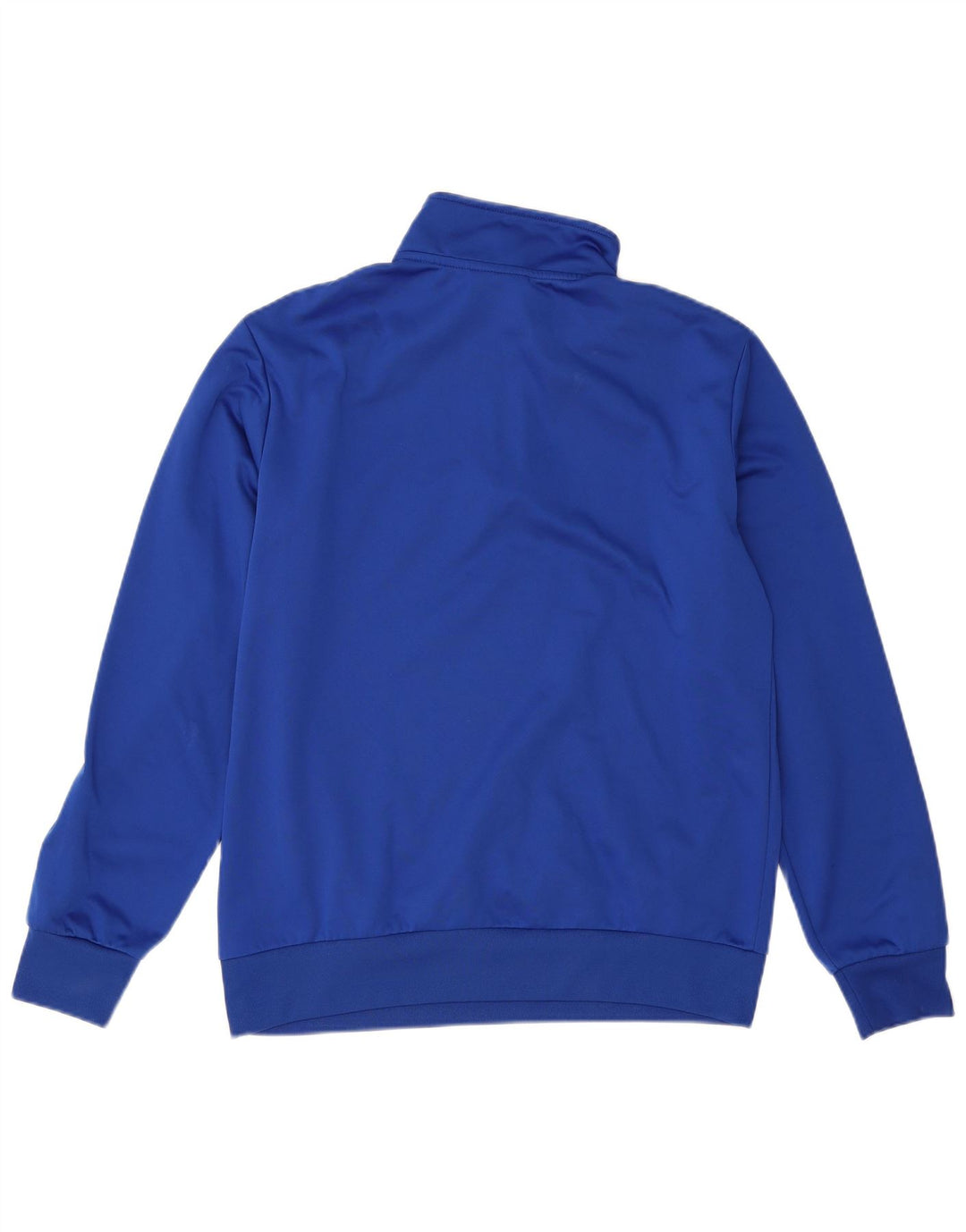 Lotto Sweat-shirt graphique à col zippé pour hommes, grand bleu, polyester