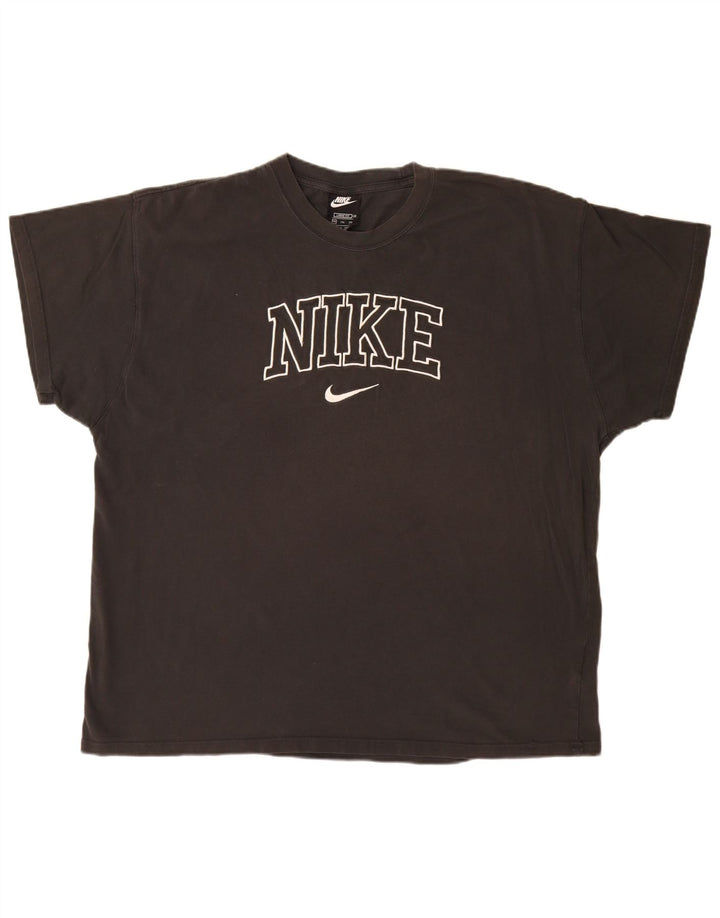 NIKE T-Shirt graphique coupe ample pour hommes, haut 2XL en coton noir