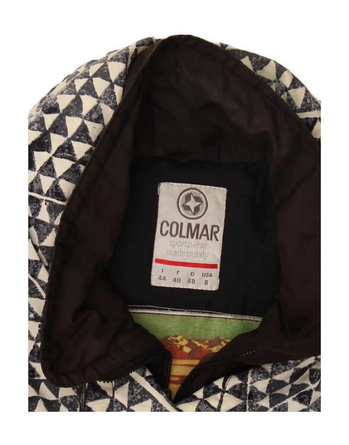 Colmar Veste matelassée surdimensionnée pour femme US 8 Bleu marine moyen géométrique