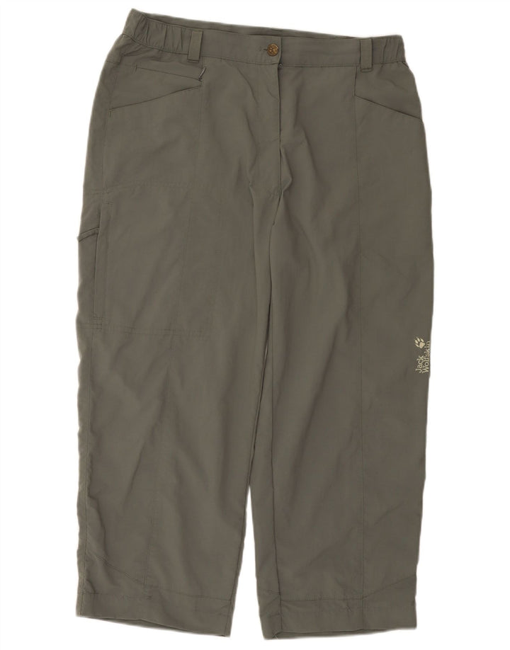 Jack Wolfskin Pantalon Cargo Cargo Femme W32 L23 Kaki Polyamide