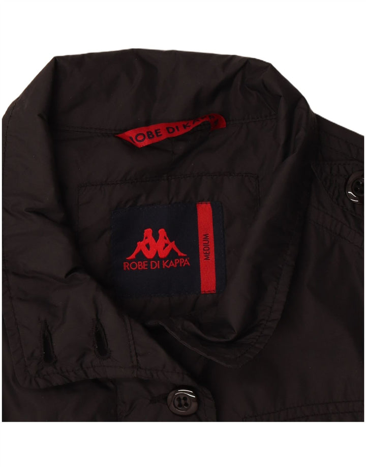 Kappa Veste Militaire Femme UK 14 Medium Noir Polyamide