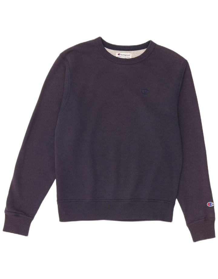 Champion Sweat-Shirt Homme Petit Bleu Marine Coton