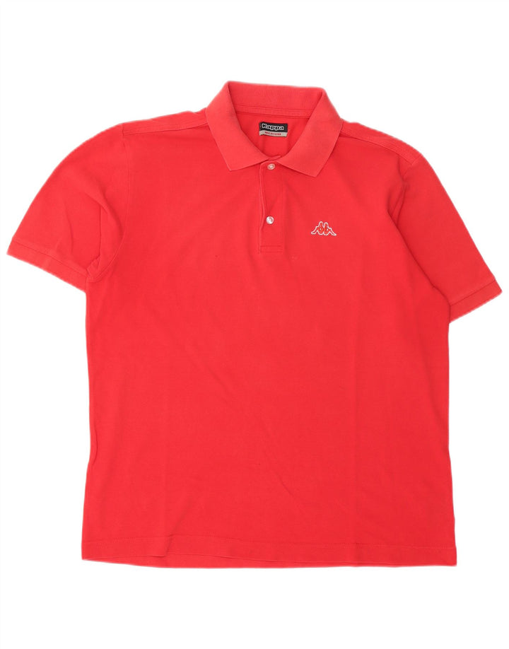 Kappa Polo Homme Rouge Moyen Coton