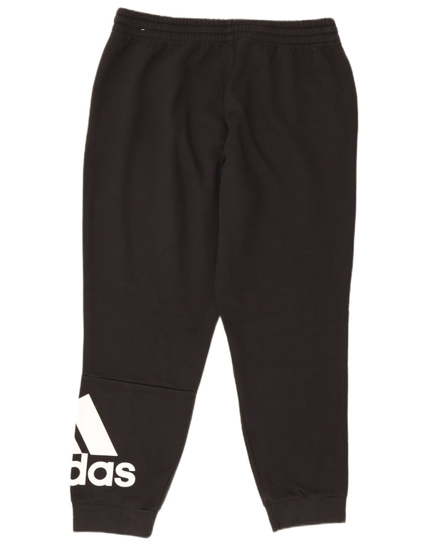 Adidas Pantalon de survêtement graphique pour homme Joggers XL en coton noir
