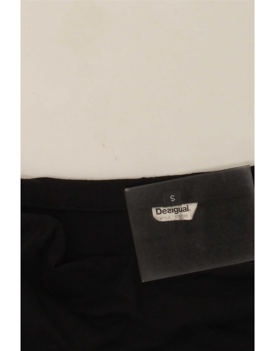 Desigual Leggings graphiques pour femme UK 10 Small Noir Géométrique