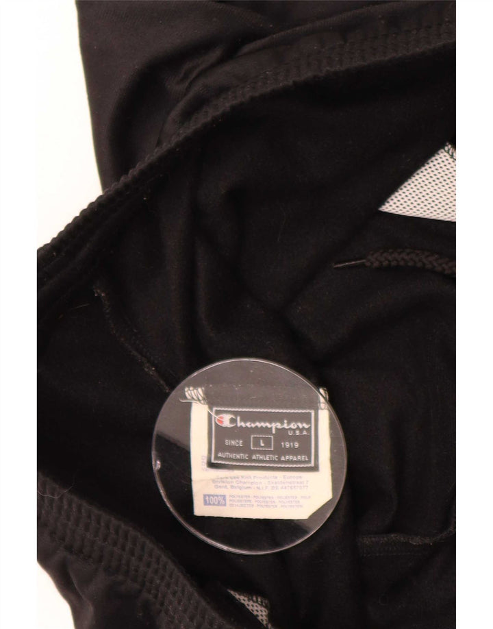 Champion Pantalon de survêtement pour homme Joggers Large Noir Polyester