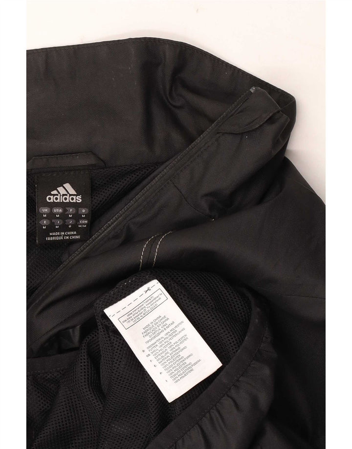 Adidas Veste de pluie pour homme UK 38 Medium Noir Polyester