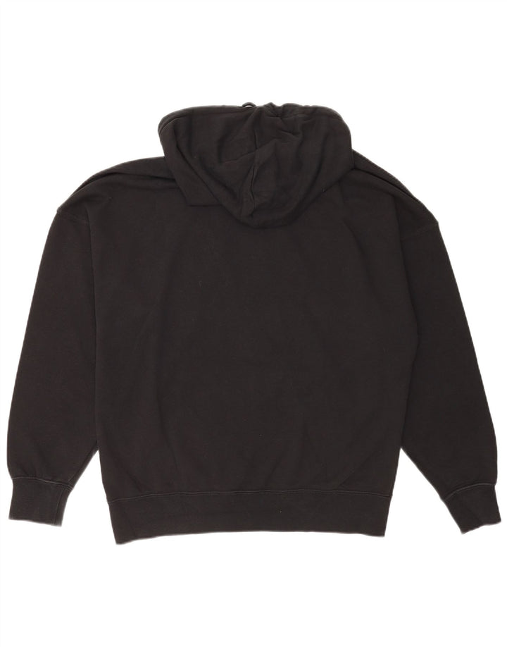 Converse Pull à Capuche Graphique Homme Noir Moyen Coton