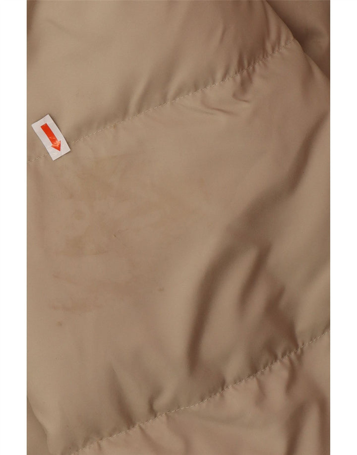 FILA Veste matelassée à capuche pour homme UK 38 Beige moyen Polyester