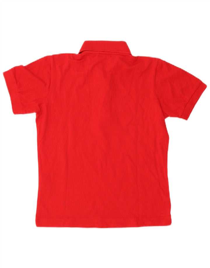 KAPPA Polo Femme UK 10 Petit Rouge Coton